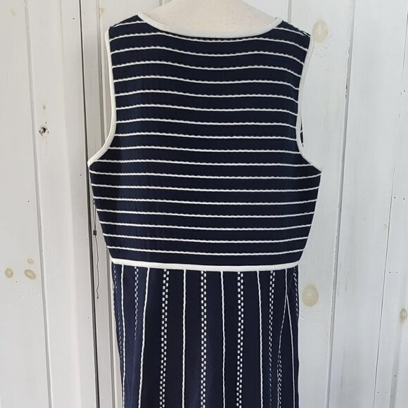 Tommy Hilfiger Plus Sleeveless Striped Sweater Dress 2X - Picture 2 of 11